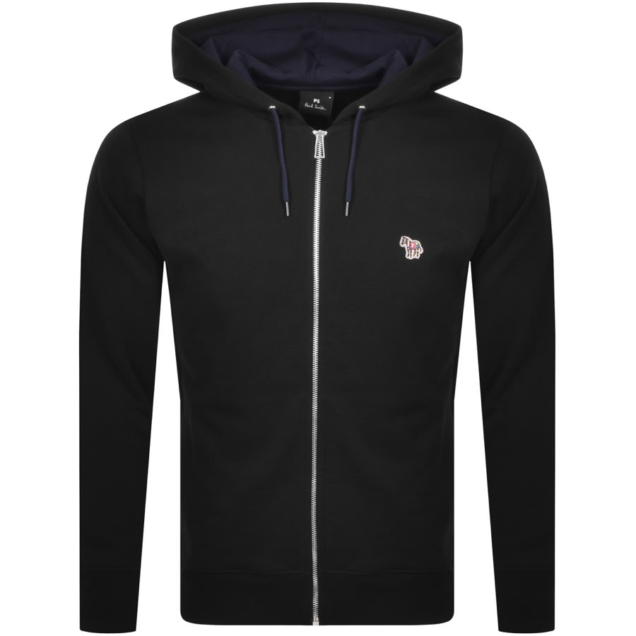 Alternative Image for ProductPS By Paul Smith Regular Full Zip Hoodie Black1